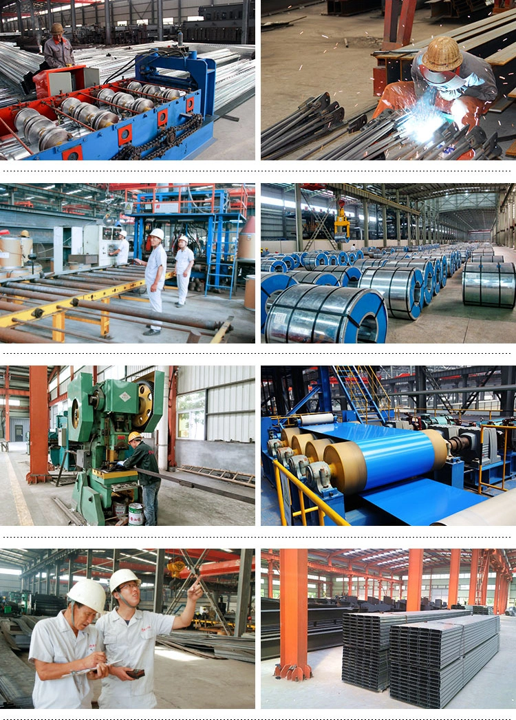 Anti-Seismic and Strong Prefabricated Galvanized Steel Structure Workshops Buildings