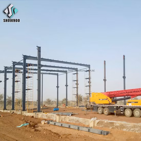 조립식 강철 구조 및 EPS 샌드위치 패널이 있는 저렴한 지진 방지 조립식 건물 작업장 가격 창고 홀